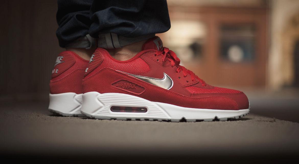 Nike air max 90 essential vermelho best sale